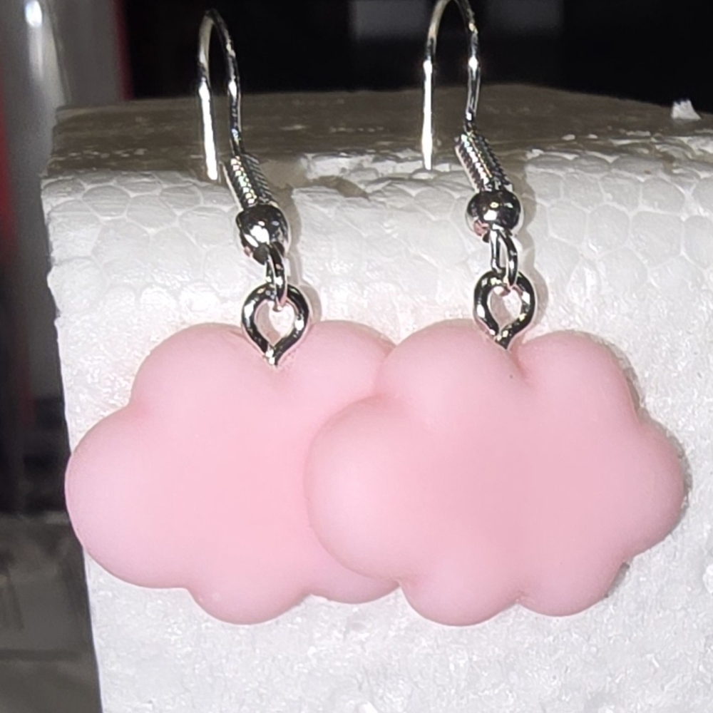 Pink Cloud Earrings